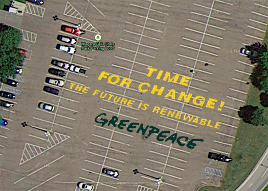 Greanpeace message
